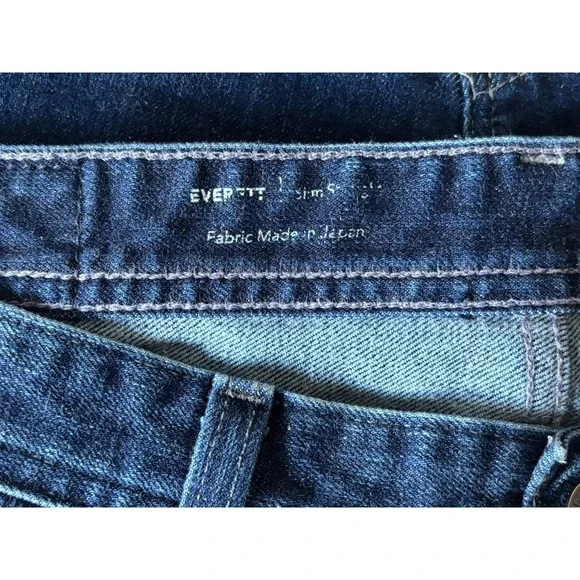 AG Adriano Goldschmied Everett Slim Straight Jeans Men's 34x32 Japanese Denim - Picture 2 of 8